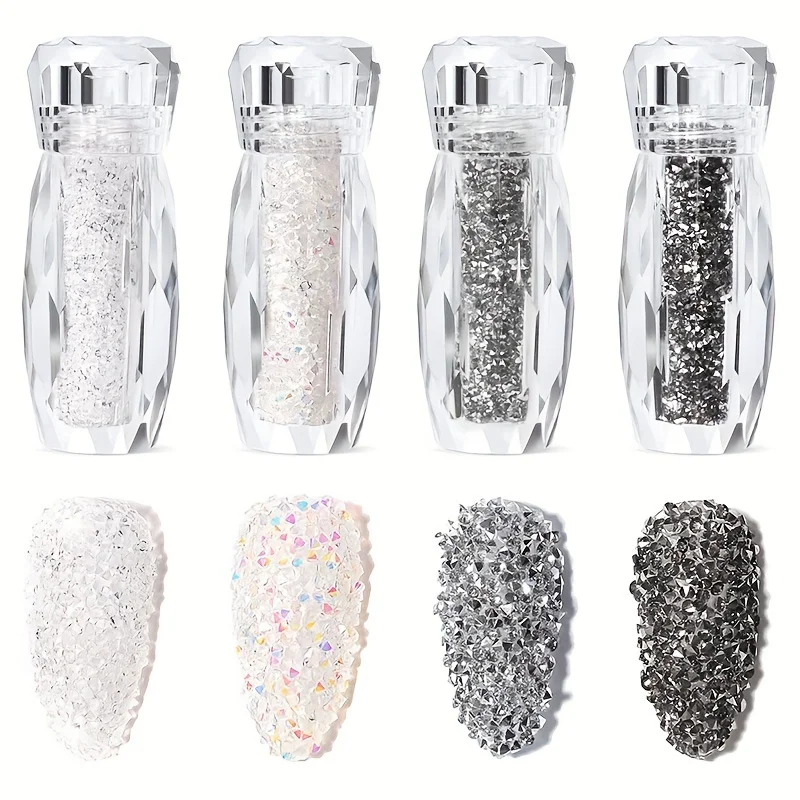 Fairy Micro Crystal Beads 3D Nail Art Accessories DIY Pixie Design Manicure Decoration