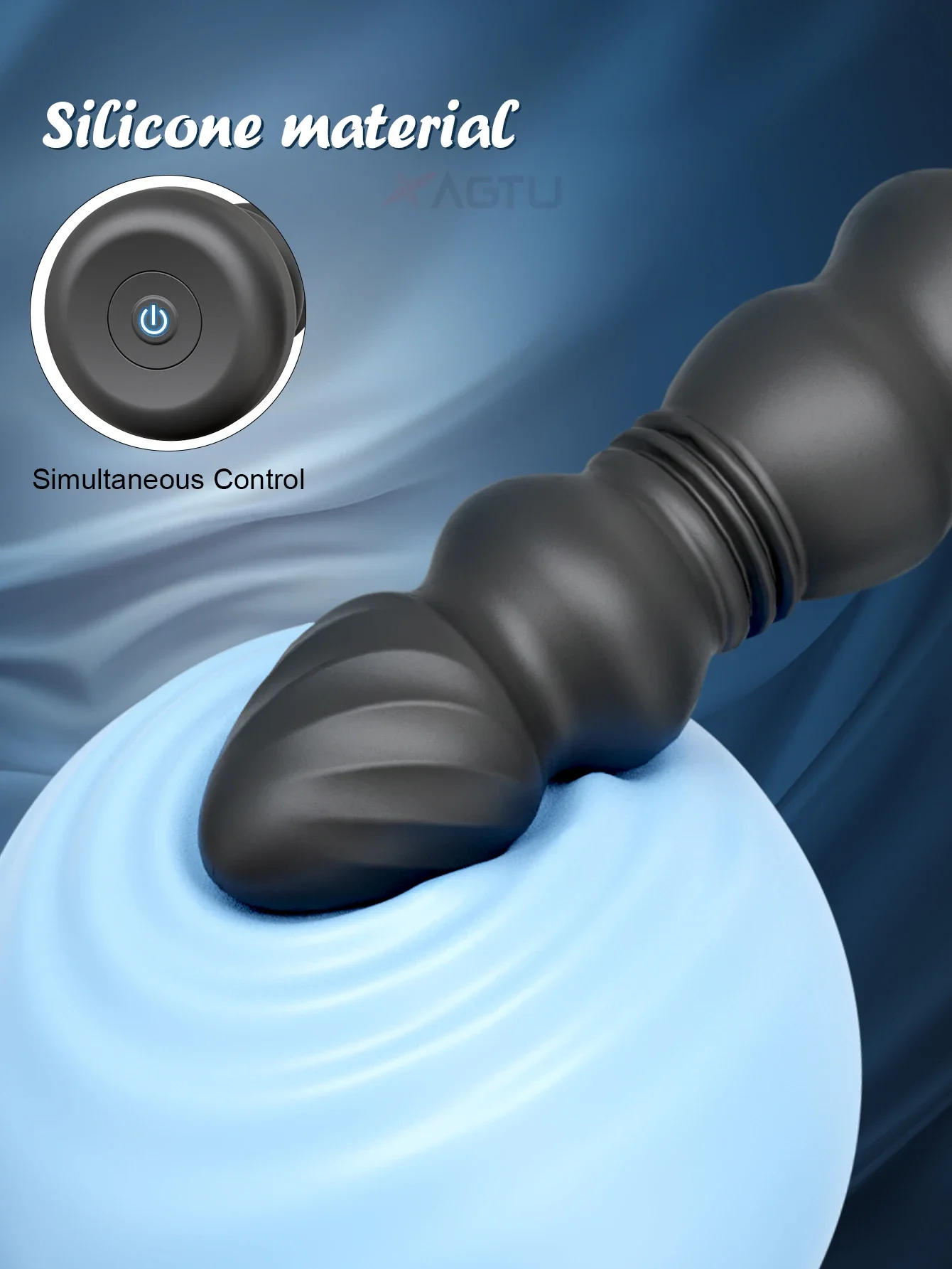 Thrusting Butt Plug Vibrator Anal Beads Male Prostate Massager Telescopic Vibrating Anal Plug Stimulator Sex Toys for Women Men Thrusting Butt Plug Vibrator Anal Beads Male Prostate Massager Telescopic Vibrating Anal Plug Stimulator Sex Toys for Women Men