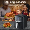 Multi-function Touch Screen 8.5L Large Capacity Air Fryer Non-stick Coating and Portable Timer Electric Oven 6