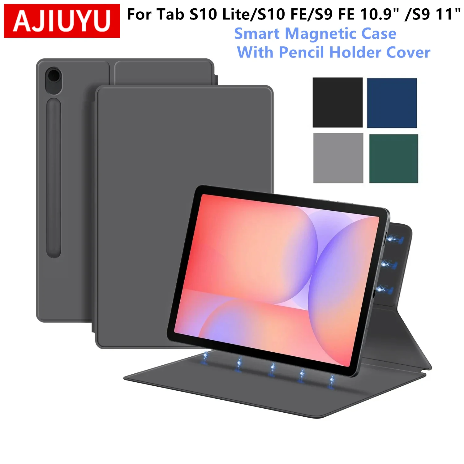Magnetic Tablet Smart Book Cover