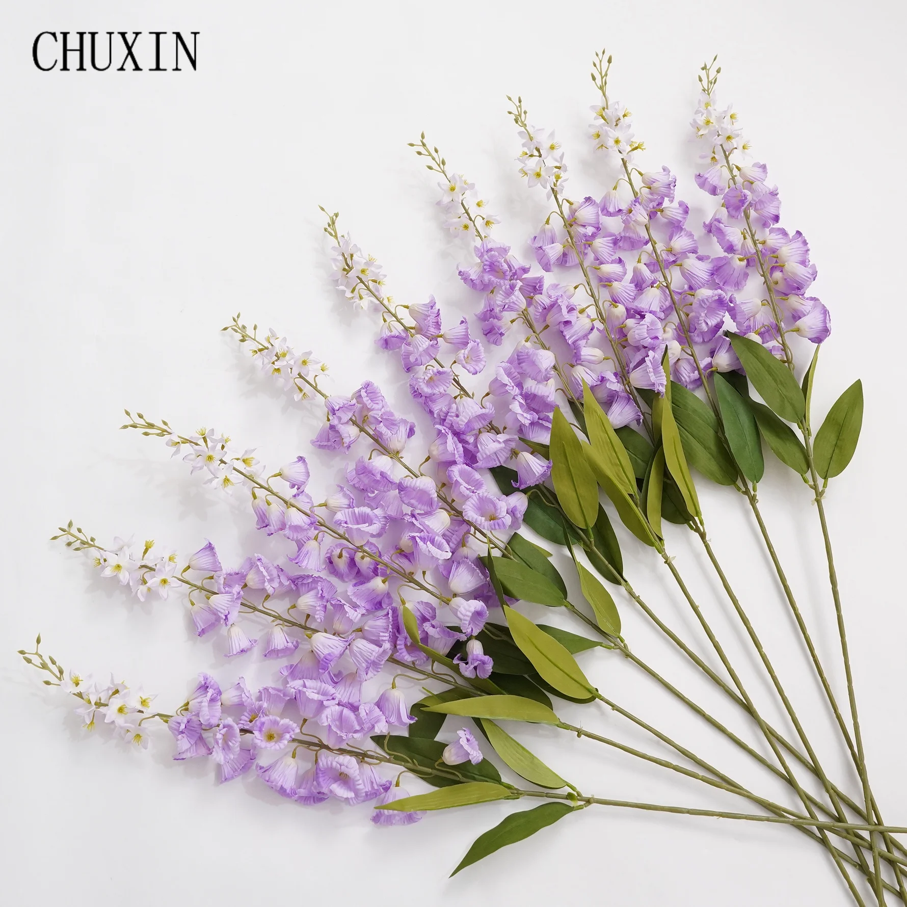 Chuxin Purple Bellflower Artificial Flower for Weddings and Home Decor