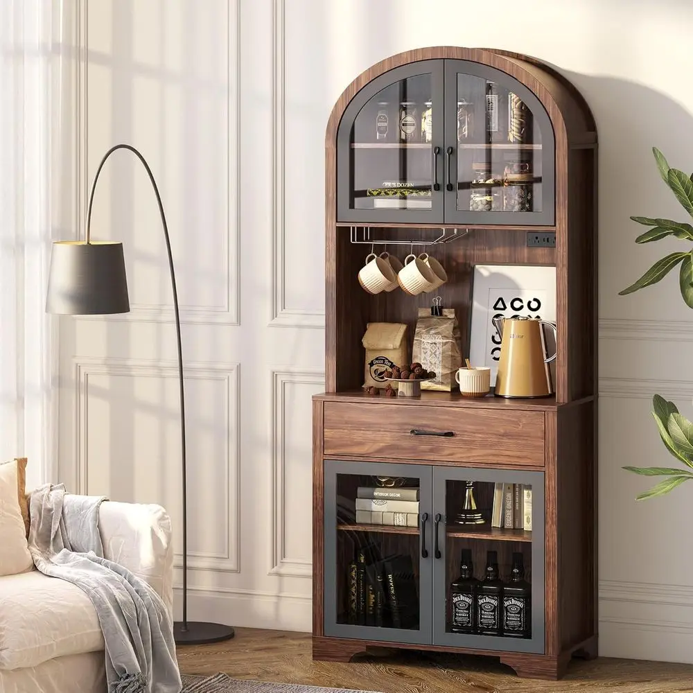 Arched Pantry Cabinet – dimensions and product overview