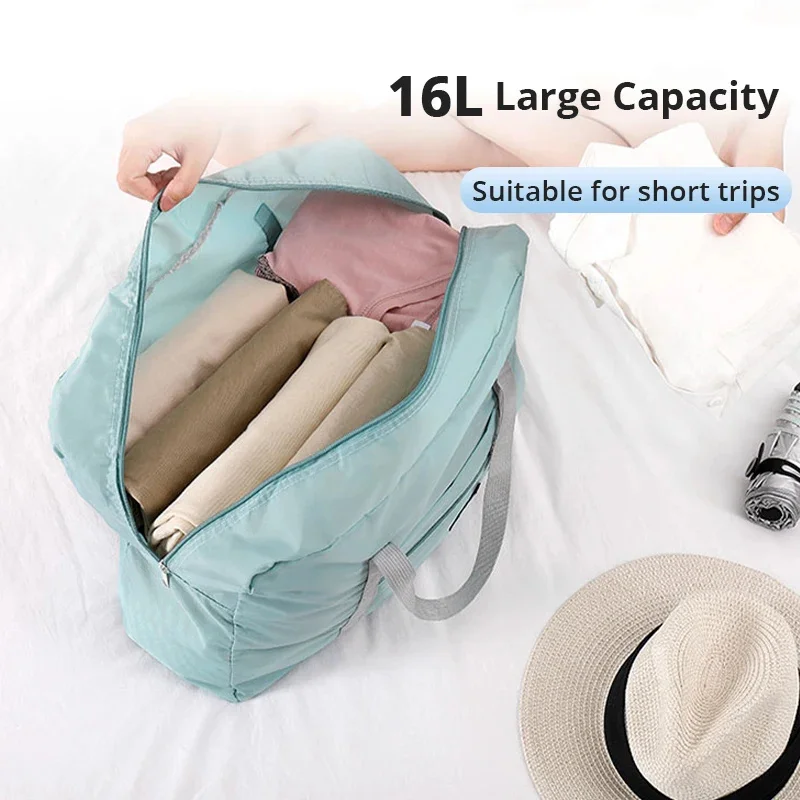 Reisetasche, zusammenklappbar, Reise-Aufbewahrungstasche, Reise-Aufbewahrungstaschen, Bordgepäck, Kleidung, Handtaschen, Picknick, Haus bewegen, große Handtasche – Detail 6