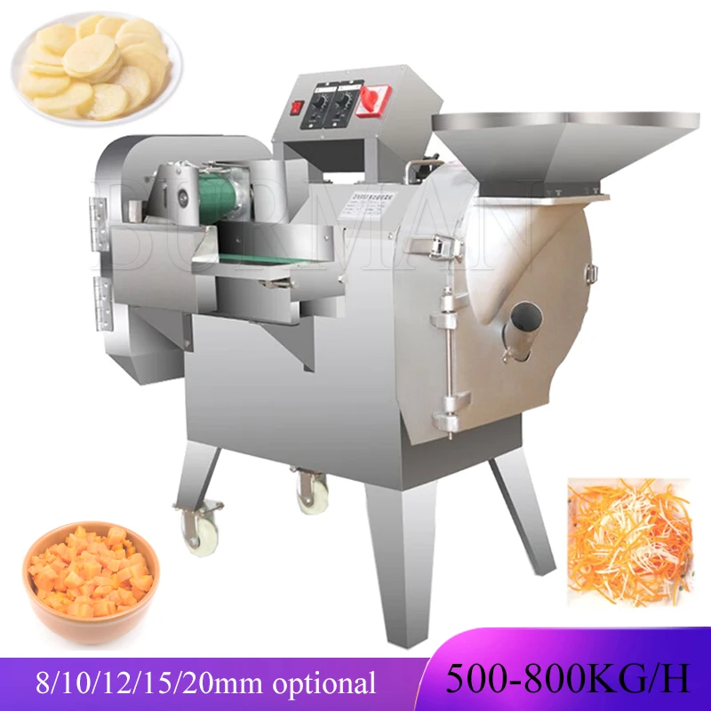 

Electric Double Head Vegetable Cutter Fast Shredded Diced Machine Slicer
