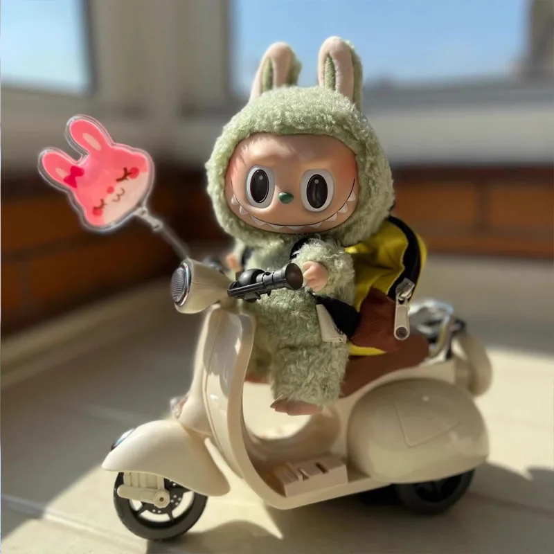 Movable Mini Motorcycle Toy for Dolls – Perfect Children's Holiday Gift