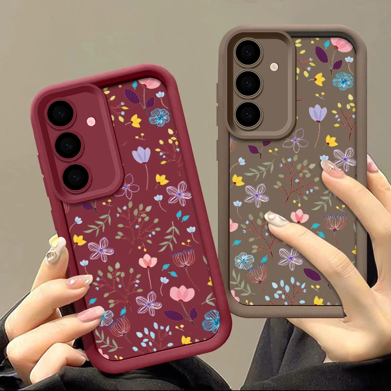 Floral Print TPU Case - Elegant Phone Cover