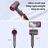 With Diffuser 200 Million Ionic Blow Dryer For Woman 4C Thick Curly Hair EU Plug 6