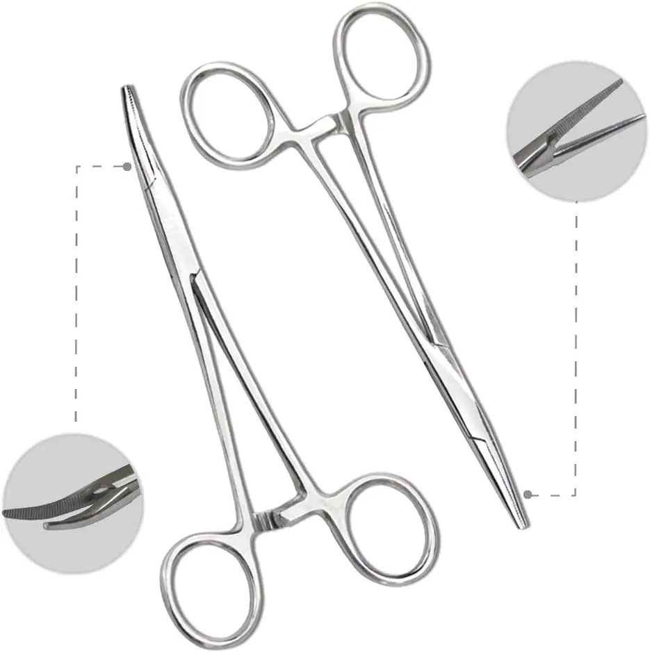 Juego de Herramientas hemostáticas para pelo de oreja de , Kit de aseo con desplumador de pelo y pinzas de Control de sangrado - Imagen 5