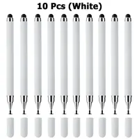 10Pcs Stylus Pen Universal 2 in 1 Drawing Screen Tablet Pen for IPhone IPad Capacitive Touch Pencil for Samsung Android Phone 1
