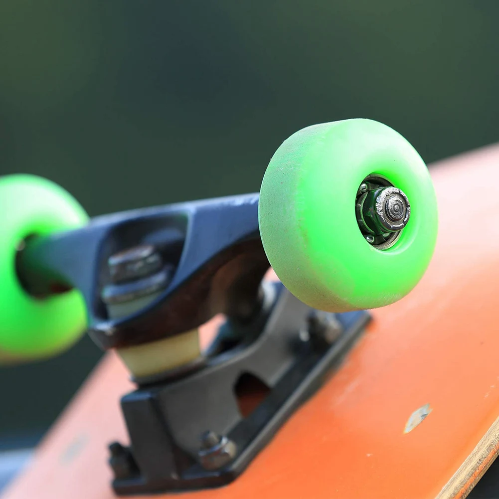 56 Pieces Skateboard Truck Hardware Kit skateboard hardware kit Includes Spacers, Axle Nuts and Speed Rings for Skateboard and Longboard