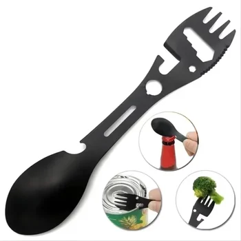 Whistle Knife Spork Survival Multi-Tool 1