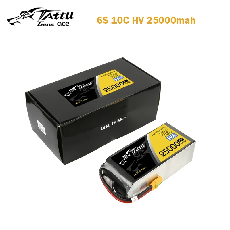 

Tattu 25000mAh 22,8 V 10C 6S1P Lipo аккумулятор с фотоэлементами