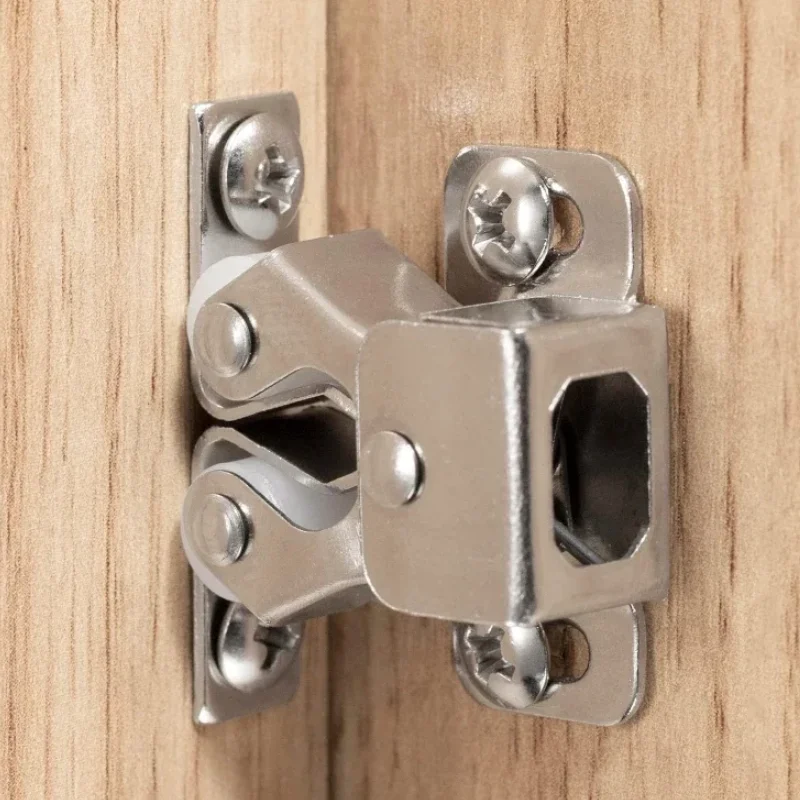 Furniture Door Stoppers Cupboard Cabinet Door Roller Latch Twin Double Catches Striker Screws