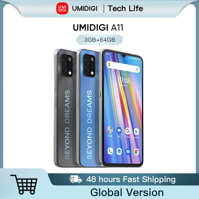 UMIDIGI A11 Global Version 3GB 64GB Smartphone Android11 HelioG25 6.53 1