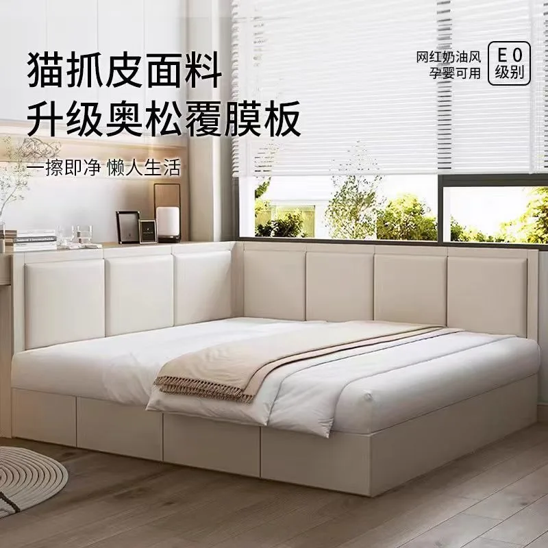 Cat Scratching Leather Tatami Soft Bag Wall Surrounding Children Anti-collision Background Backrest Headboard Self-adhesive