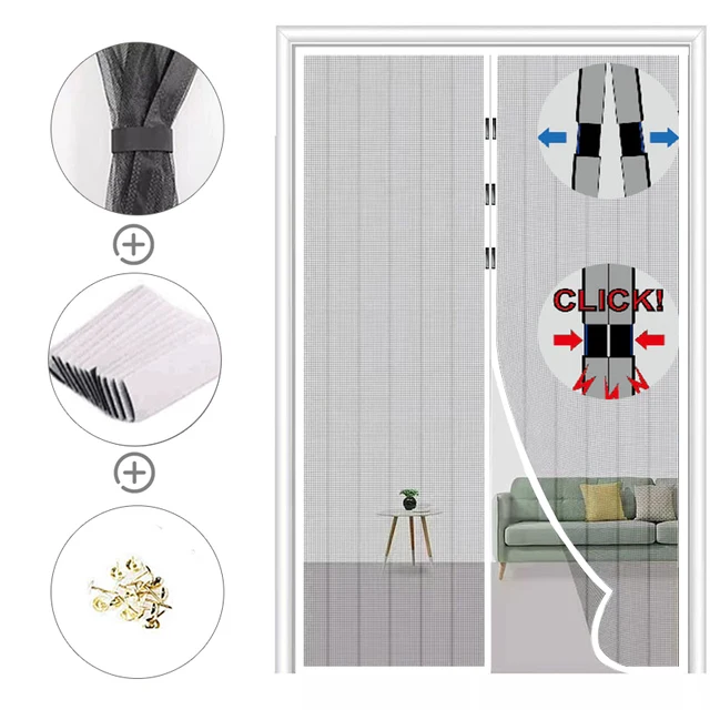 door curtain White