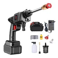 12000mA Automobile Water Gun Cordless 50BAR High Pressure Cleaner Electric Washer Spray Gun Car Wash Gun Water Cleaning Tool 1