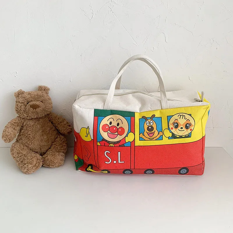 Korean Mommy Bag Kindergarten Quilt Cloths Storage Bag Canvas Waterproof Organizer Outdoor Travel Large Capacity Luggage canvas storage bag