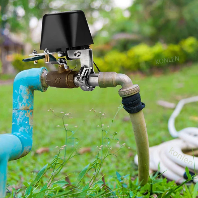Tuya WIFI Watering Valve Gas Controller Smart Life Manipulator Irrigation Timer Garden Sprinkler Remote Control Google Alexa 4