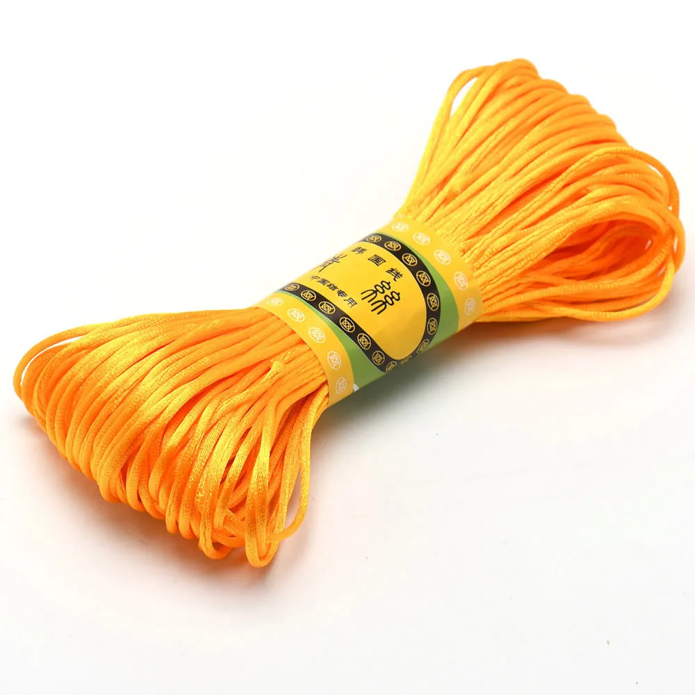 Luxurious 20M Nylon Satin Beaded Rope