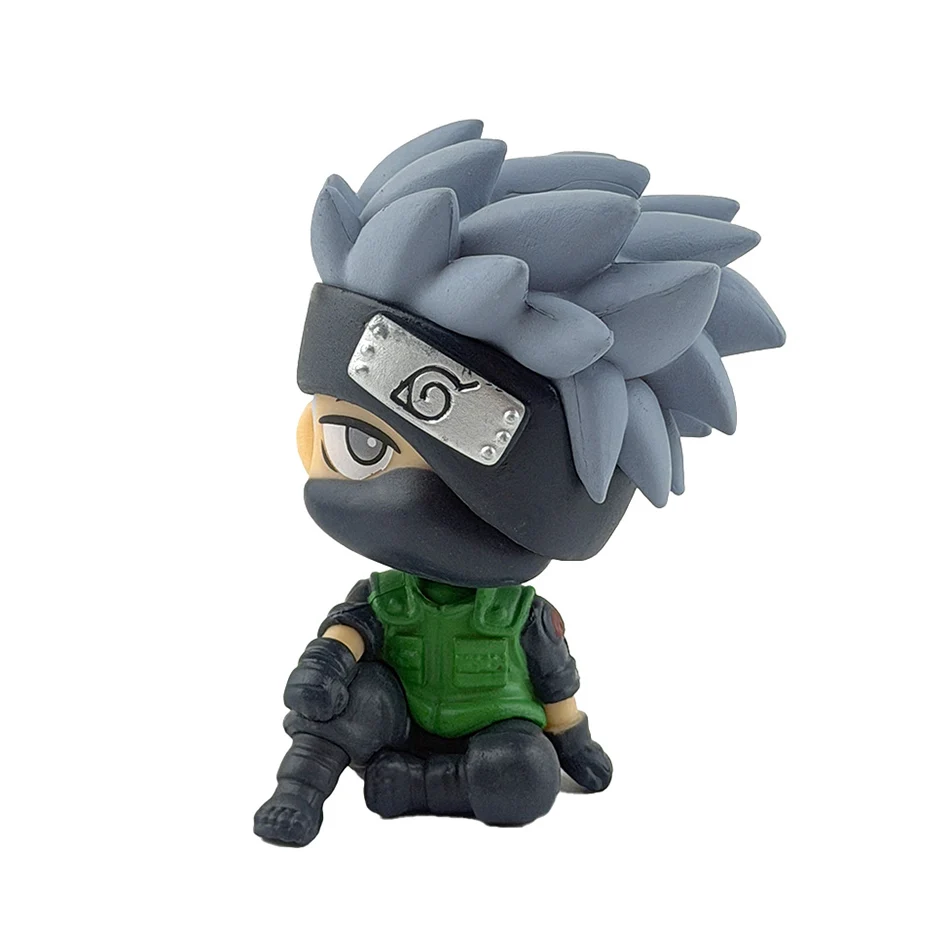 Naruto Anime Character Collectible Figurine Set - Car Decoration & Display Toy