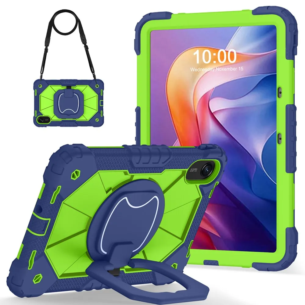 Kids Armor Shockproof Tablet Case with Wristband Cover