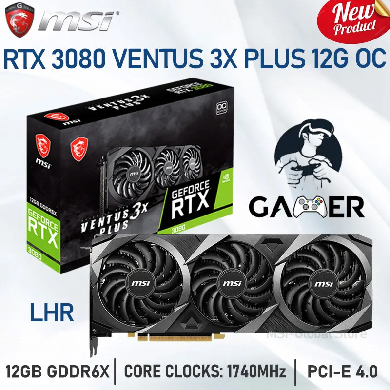 MSI RTX 3080 VENTUS 3X PLUS 10G OC LHR