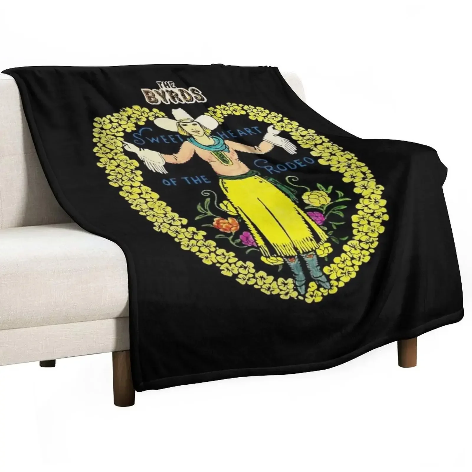 

The Byrds Sweet Heart of the Rodeo Throw Blanket Tourist Sleeping Bag Blankets