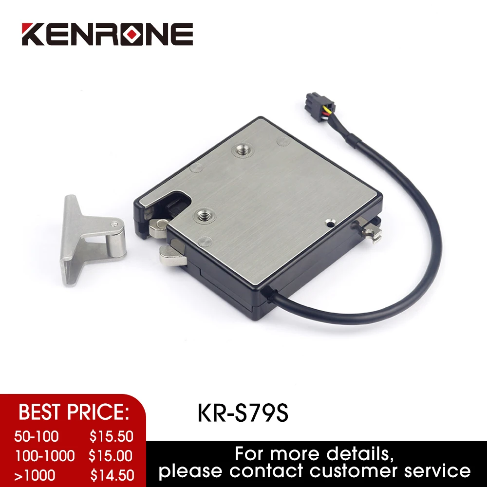 

KENRONE 12V/24V Waterproof Electronic Motor Latch Servo Mechanical Auto Logistics Electromechanical Lock for Delivery Locker