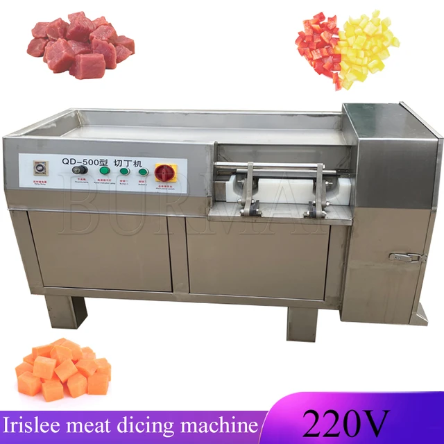 Automatic Meat Diceing Machine Chicken Beef Seafood Fresh Meat Dicer Slicer  Cube Cutting Machine Meat Dicer Frozen