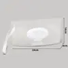 Transparent Wet Wipes Bag Snap Strap Napkin Storage Pouch Easy-carry Eco-Friendly Mask Case Reusable Cosmetic Container 6