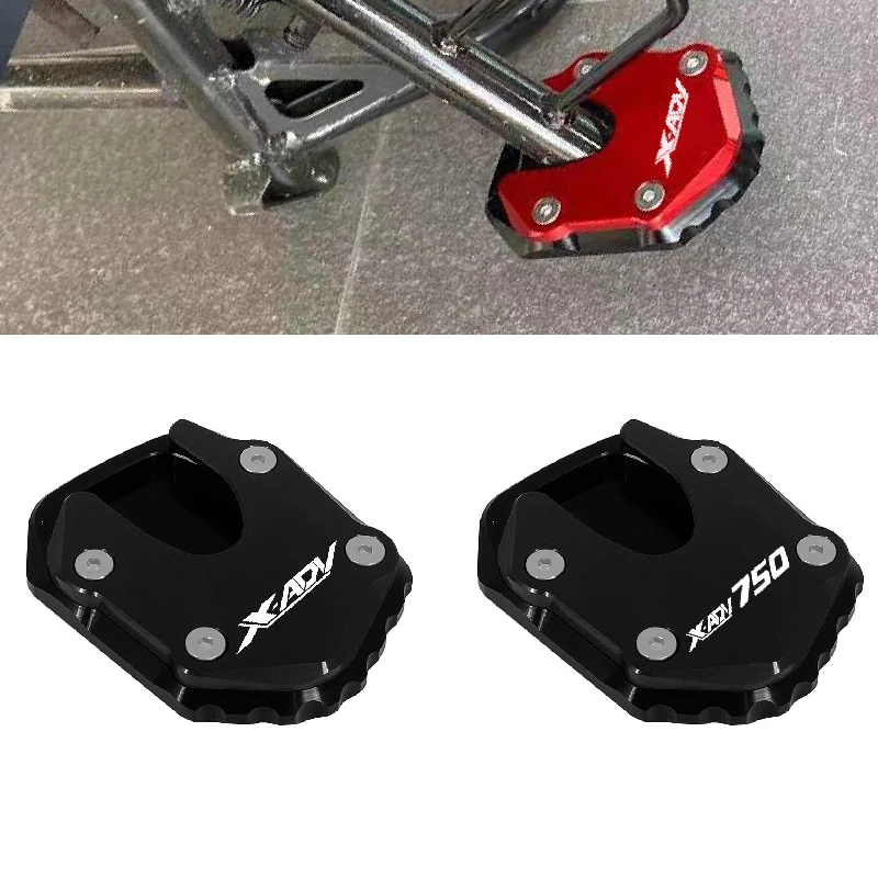 Piastra Allarga Appoggio Cavalletto Laterale Per Honda X-ADV 750 2021-2023, Antiscivolo In Metallo