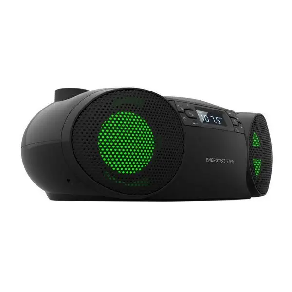 Бумбокс с радио CD Bluetooth MP3 энергосистема 6 дюймов 12 Вт черный | Электроника