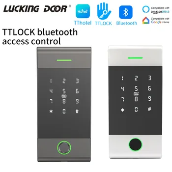 TTLock App Remote Control Gateway Work With Alexa RFID Metal Access Control Keypad Fingerprint Waterproof Electric Lock System 1