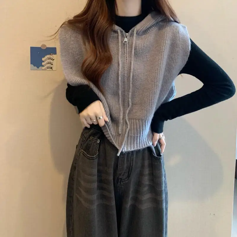 Löffler Gilet con Cappuccio Donna - PL 60 - aubergine 536