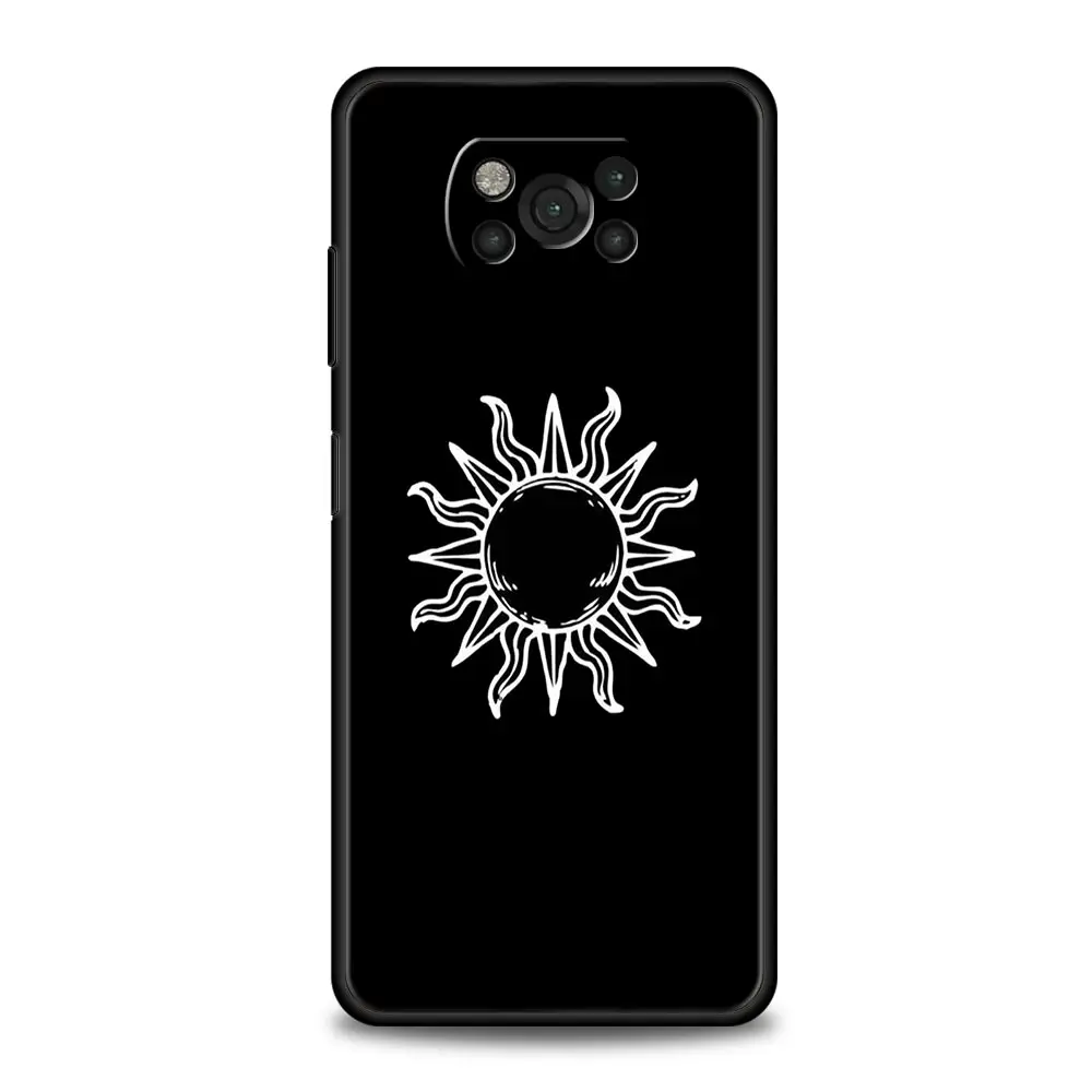 Sun Moon Angel Eyes Artistic Phone Case - Elegant and Durable Design