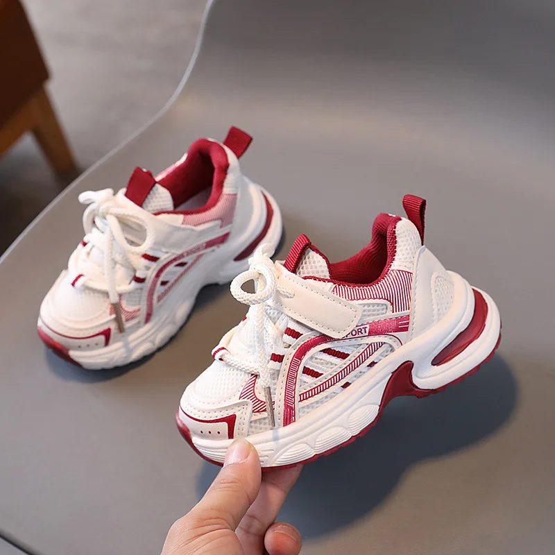 Kids Mesh Breathable Sports Shoe Lightweight Versatile Infant Boys Girls Baby Casual Shoes Spring Autumn Children Running Shoes 4