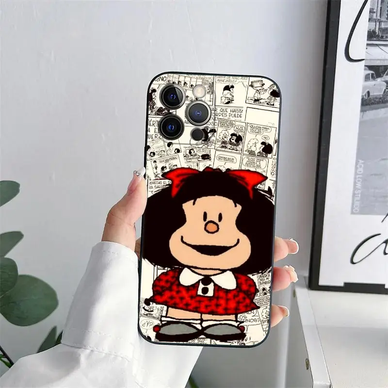 Mafalda Cartoon Phone Case – Stylish and Durable Protective Cover
