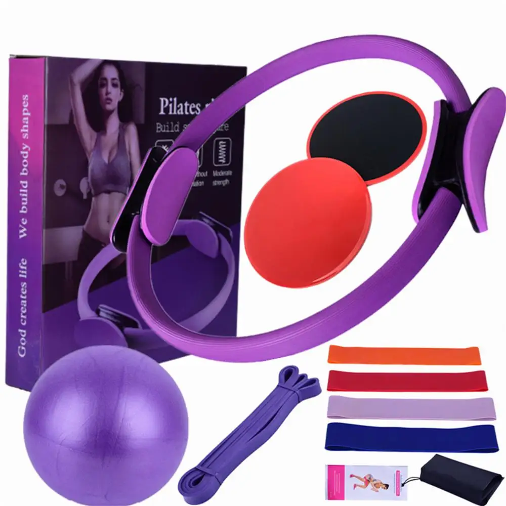 Pilates Equipment for Home Workouts Pilates Ring and Ball Set Resistance Bands & More Perfect for Home Equipment pilates ring