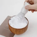 White with Wood Bowl