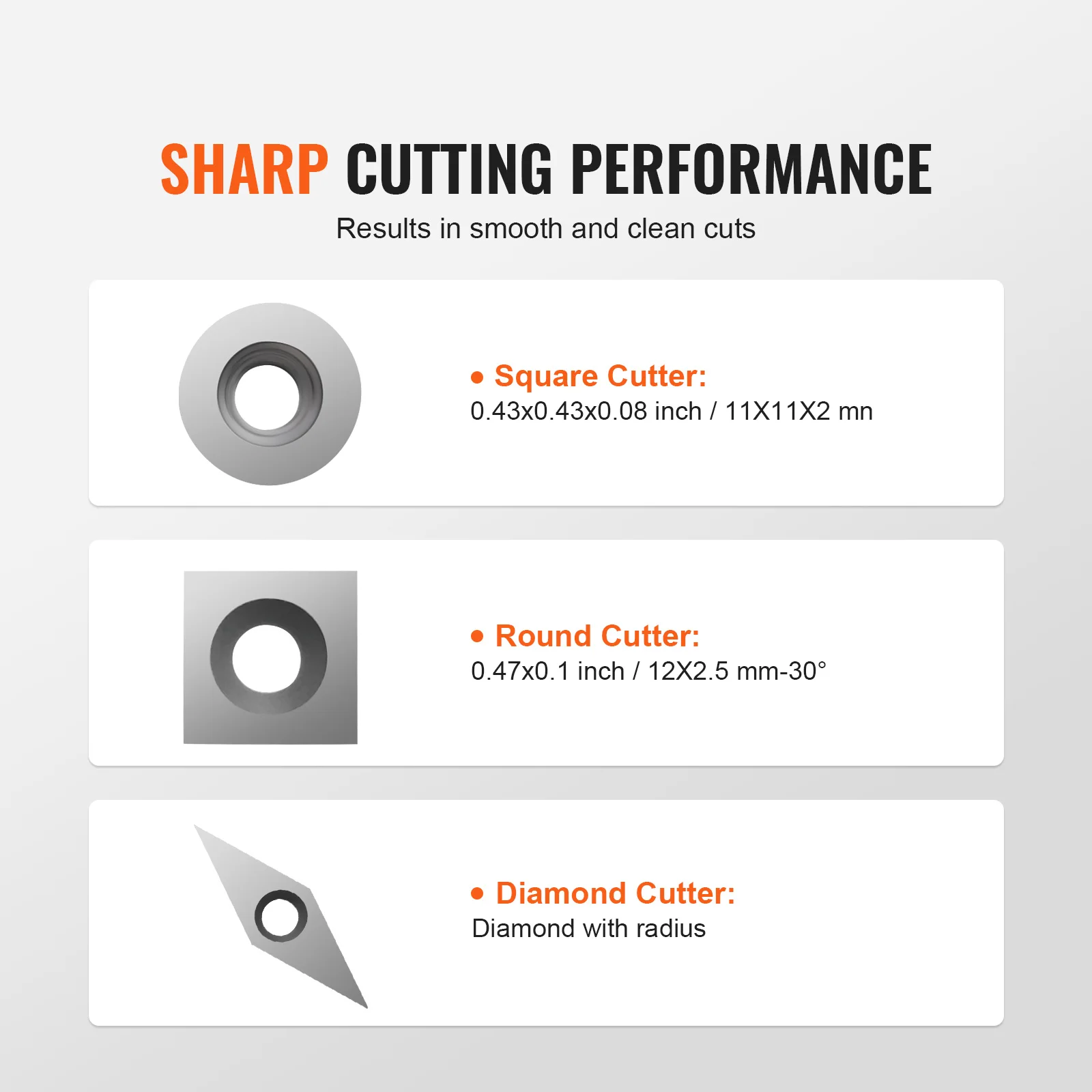 3 PCS Woodworking Tools with Carbide Blades 3