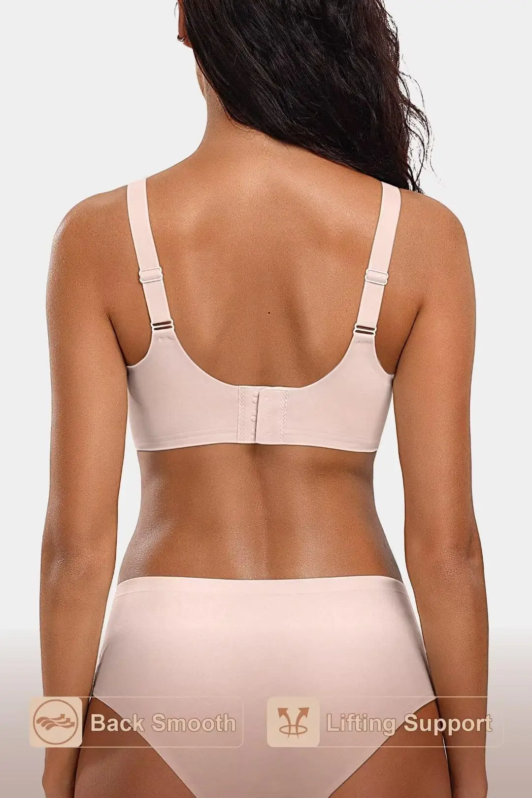 Plus sizeintimates women's bra push-up seamless thin secondary breasts push-up glossy bra