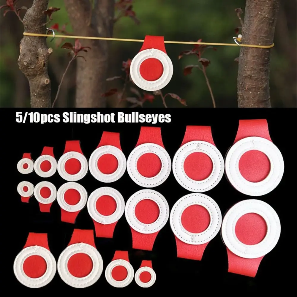

5/10 шт. Рогатка Bullseye 2/3/4/5/6/8 см материал из микрофибры тренировочный инструмент для стрельбы
