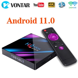 ТВ-приставка H96 MAX RK3318 на Android 11, 4 + 64/32 ГБ, Wi-Fi, BT  Media player H96MAX TVBOX Android10 Set top box 2G16G