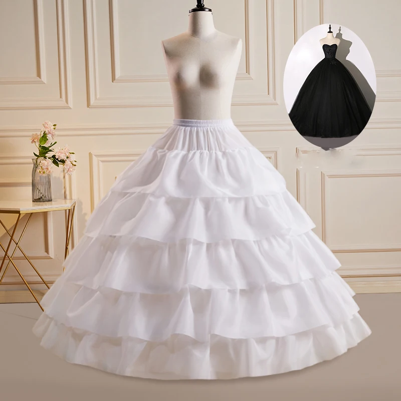 Georgette Plain Ball Gown Bone Crinoline Petticoat Wedding Skirt Slip at  best price in Ahmedabad