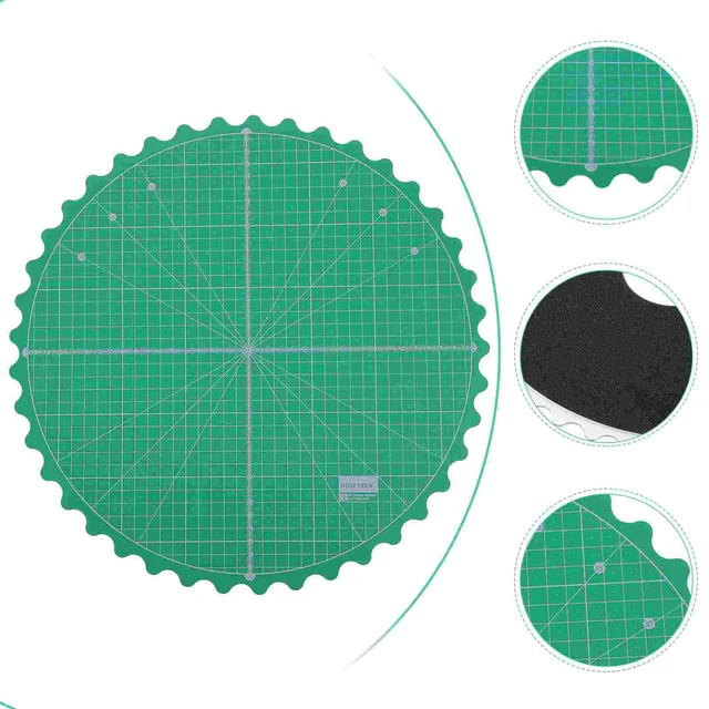 Cutting Mat Rotating Cut Pad Self Mat Hobby Cutting Mat Carving Craft  Scrapbook Utility Pad for DIY 38X38cm