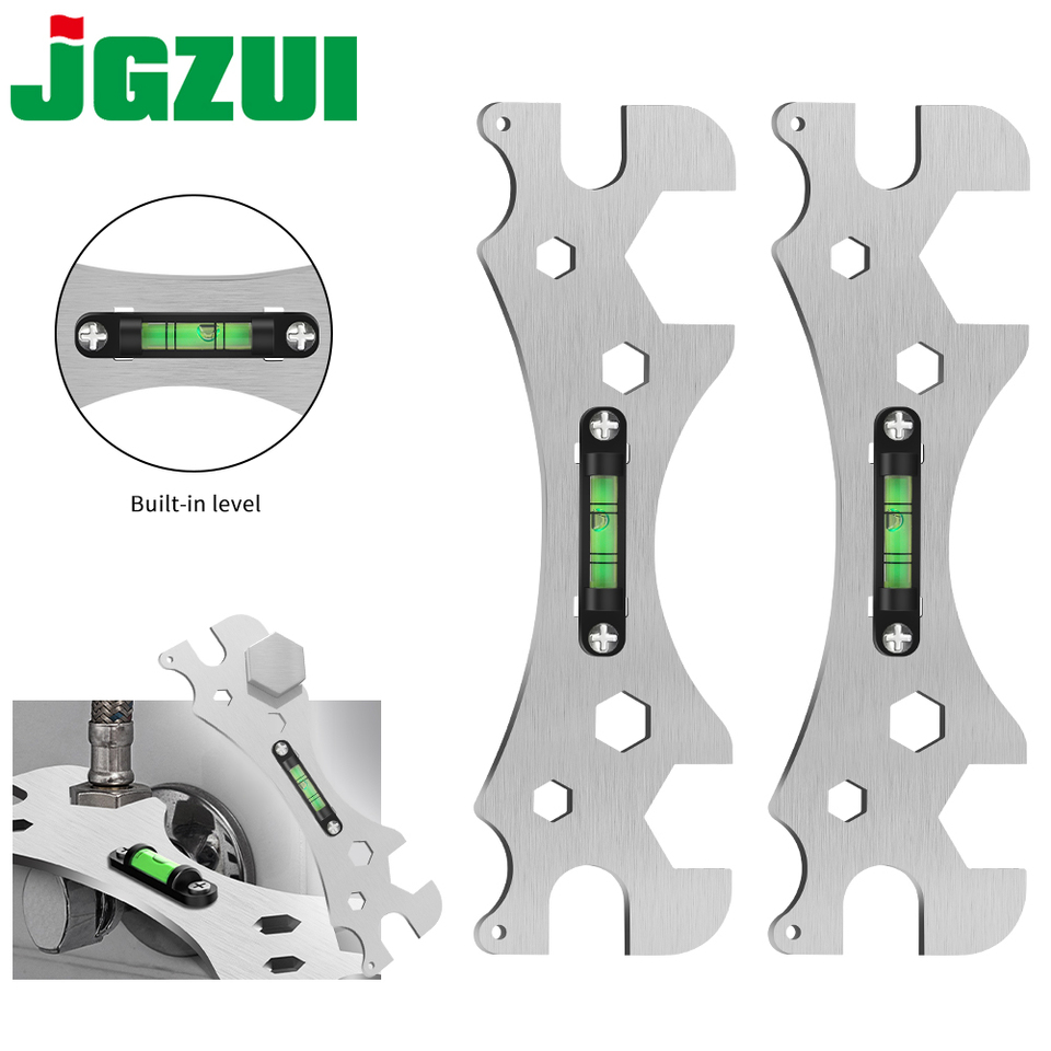 Multifunctional Bathroom Wrench Bend Angle Leveling Wrench Shower Faucet Installation Ruler Distance Measuring Tool