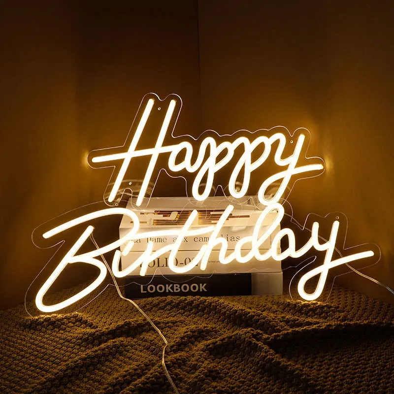 Castom LED Neon sign Happy Birthday