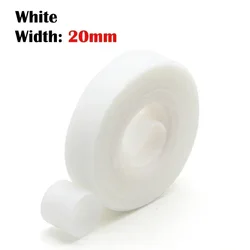 Adjustable Hook and Loop Cable Ties - Versatile Cable Organizer and Cord Management Solution - 30 rolls (White x 20mm)