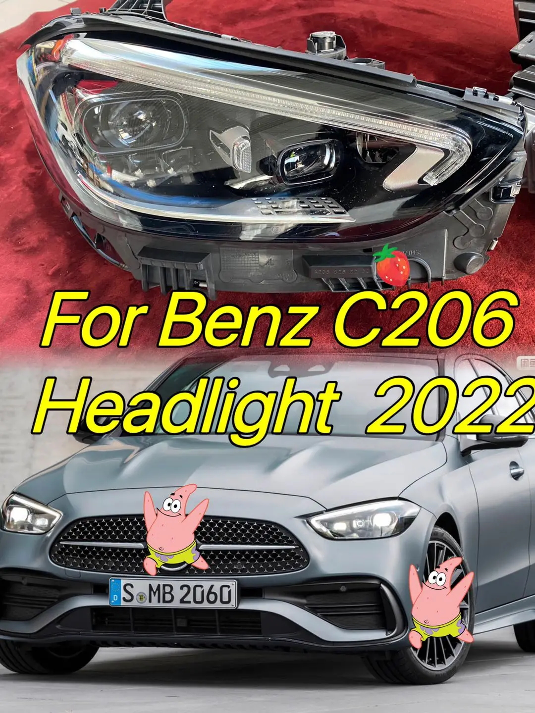 

For Mercedes-Benz C-Class C206 Headlight Assembly 2022